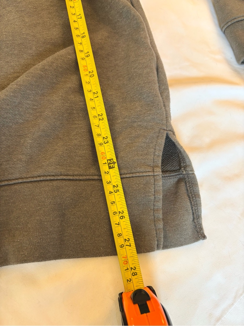 Lane Bryant Game Day Hooded Pullover Sweatshirt - Gray Brown - Picture 7 of 8